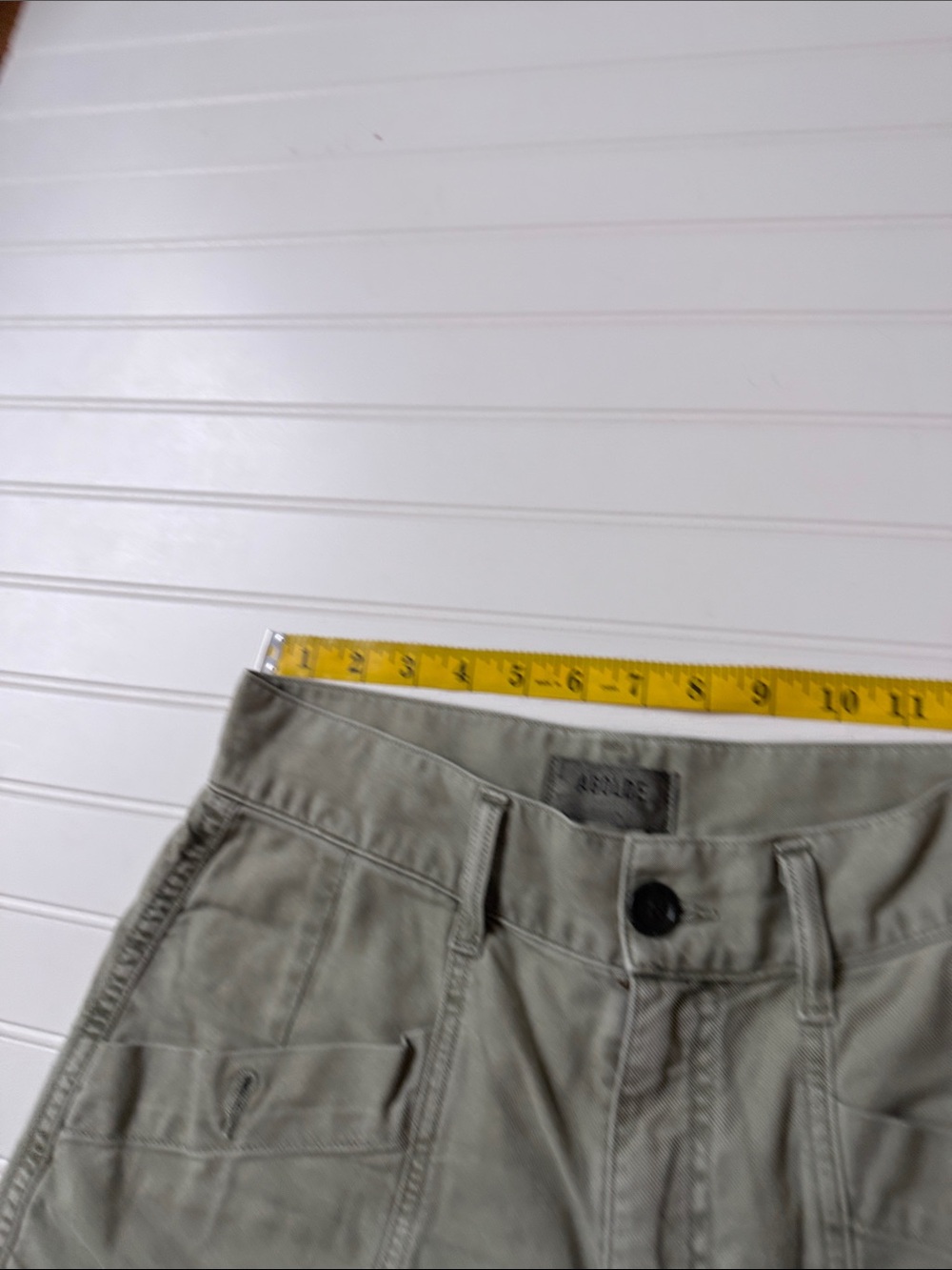 (139)Agolde Olive Utility Cargo Pants - Picture 5 of 7
